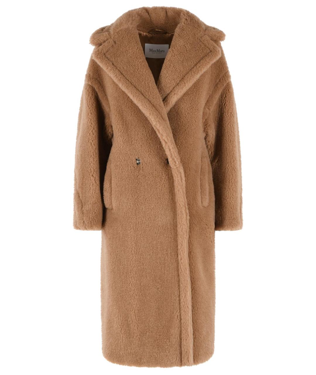 MAX MARA Бежевое шерстяное пальто, фото 1