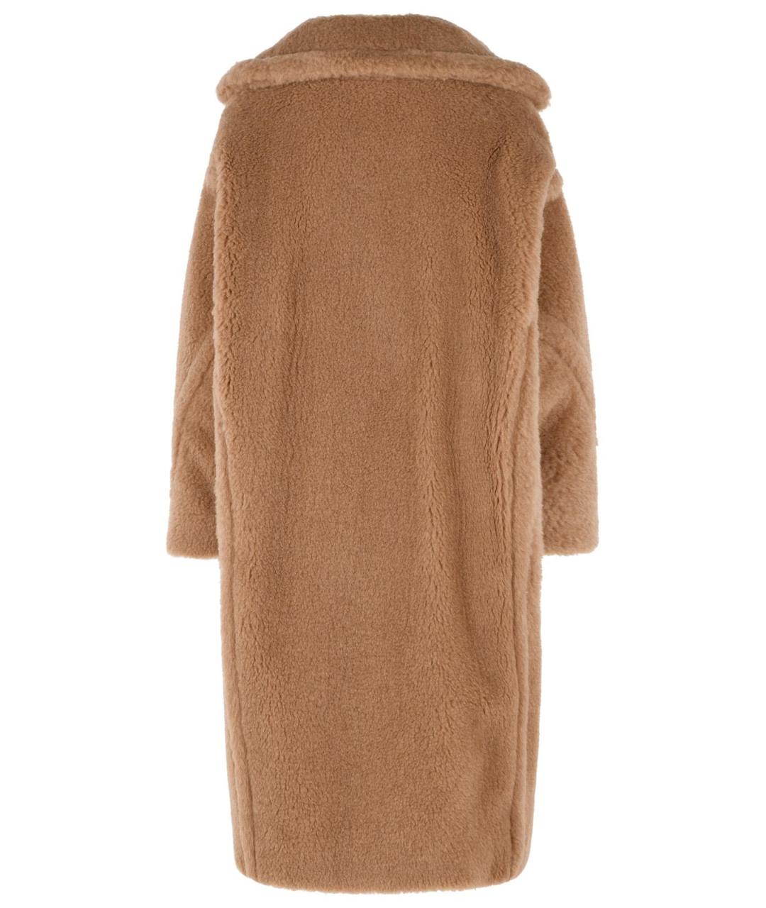 MAX MARA Бежевое шерстяное пальто, фото 3
