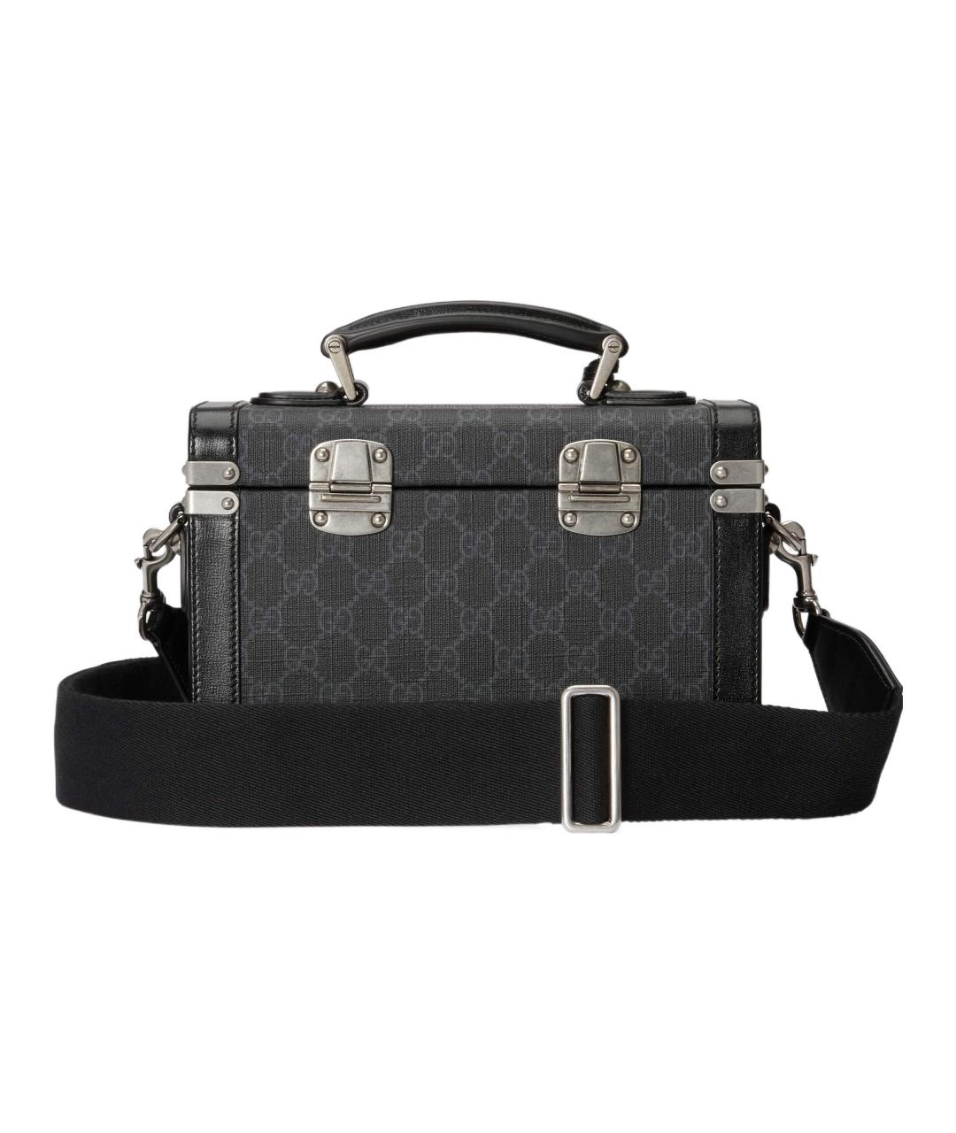 GUCCI Черная канва барсетка, фото 3