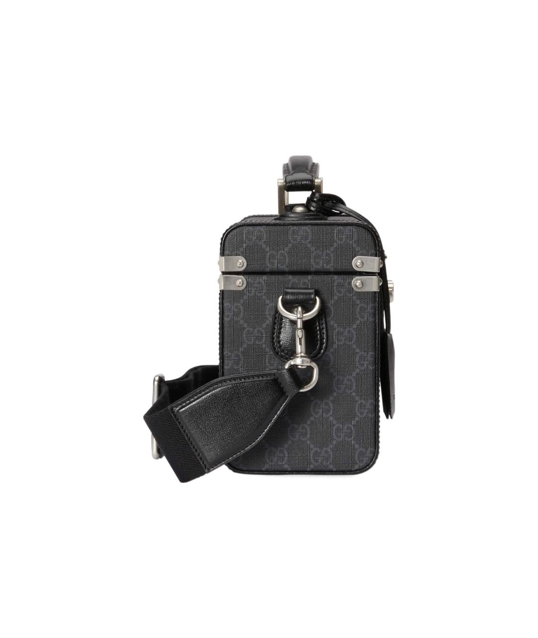 GUCCI Черная канва барсетка, фото 4