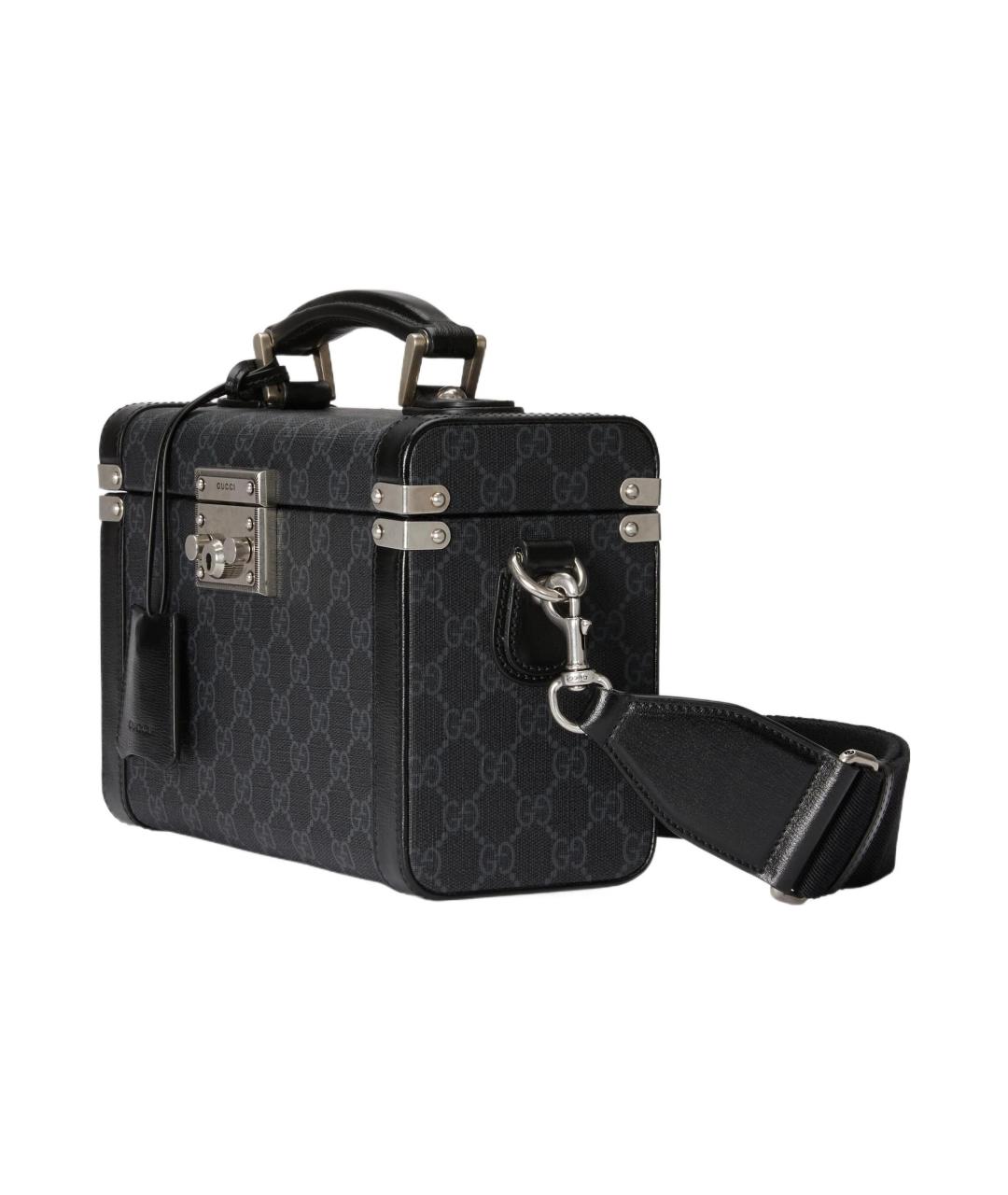 GUCCI Черная канва барсетка, фото 2