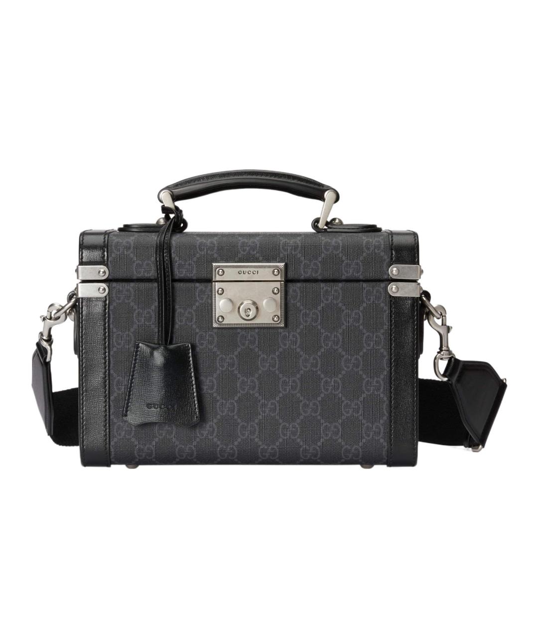GUCCI Черная канва барсетка, фото 1