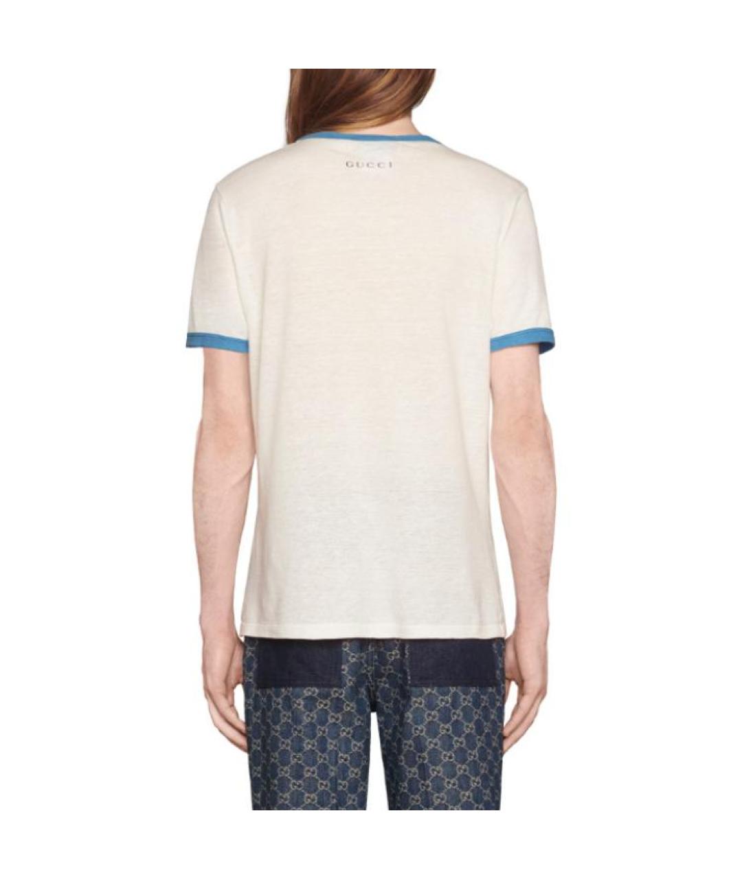 GUCCI Белая футболка, фото 2