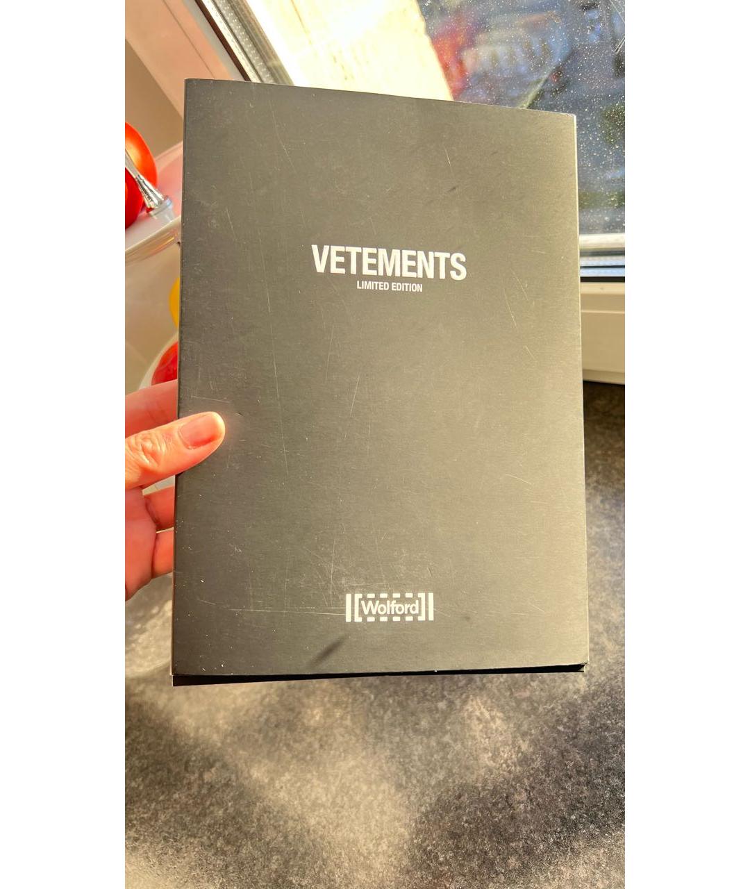 VETEMENTS Черные носки, чулки и колготы, фото 5