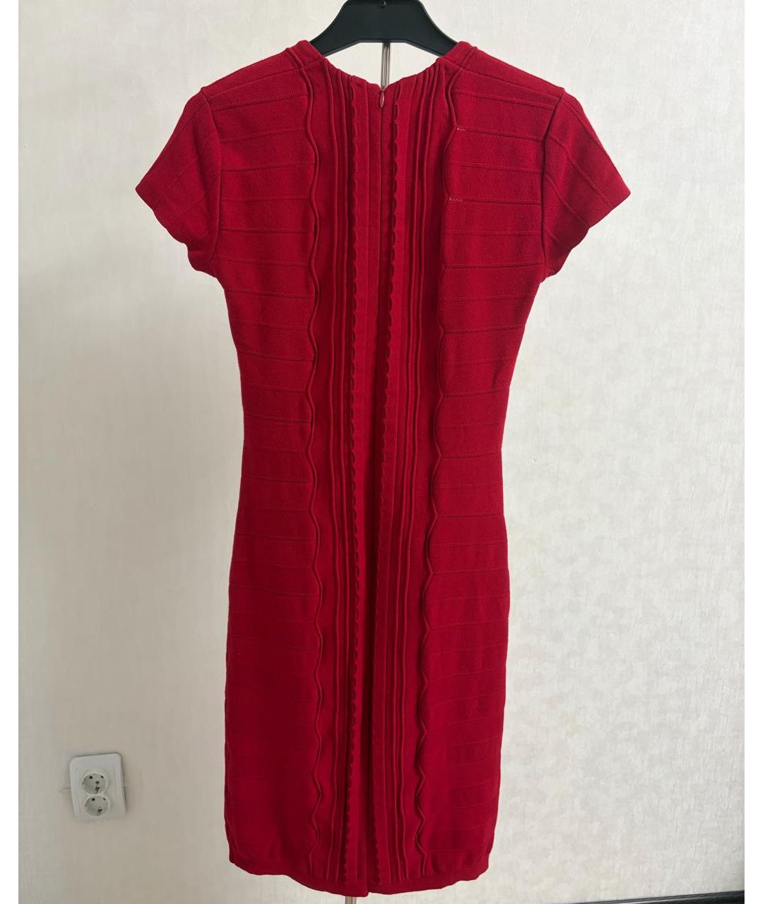 ESCADA Красное вискозное коктейльное платье, фото 2