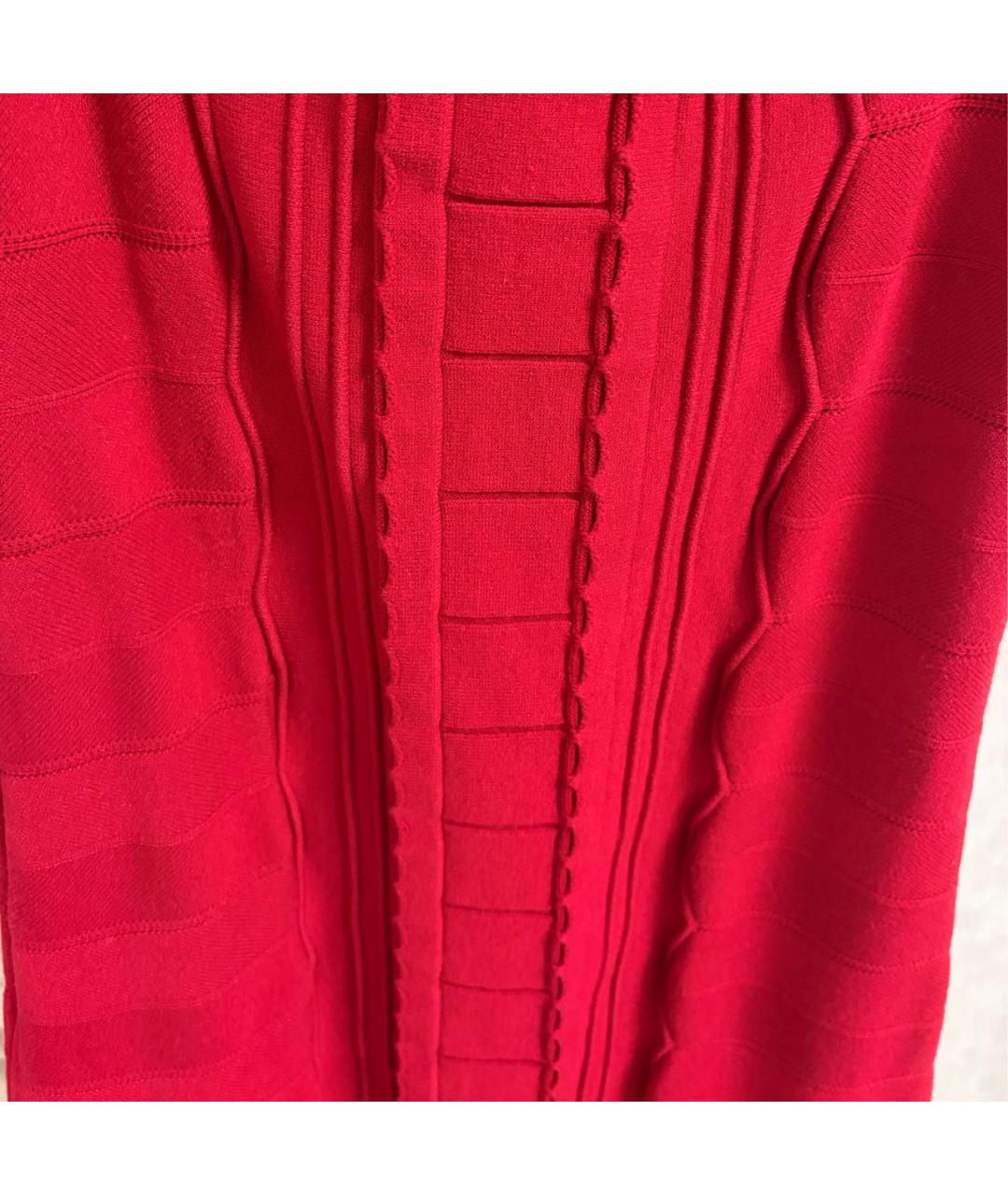 ESCADA Красное вискозное коктейльное платье, фото 4