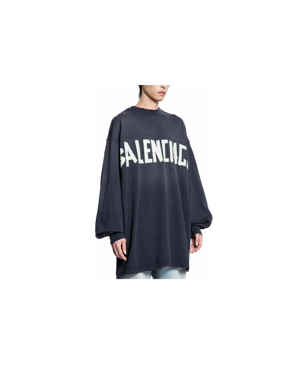 BALENCIAGA Серая футболка, фото 3