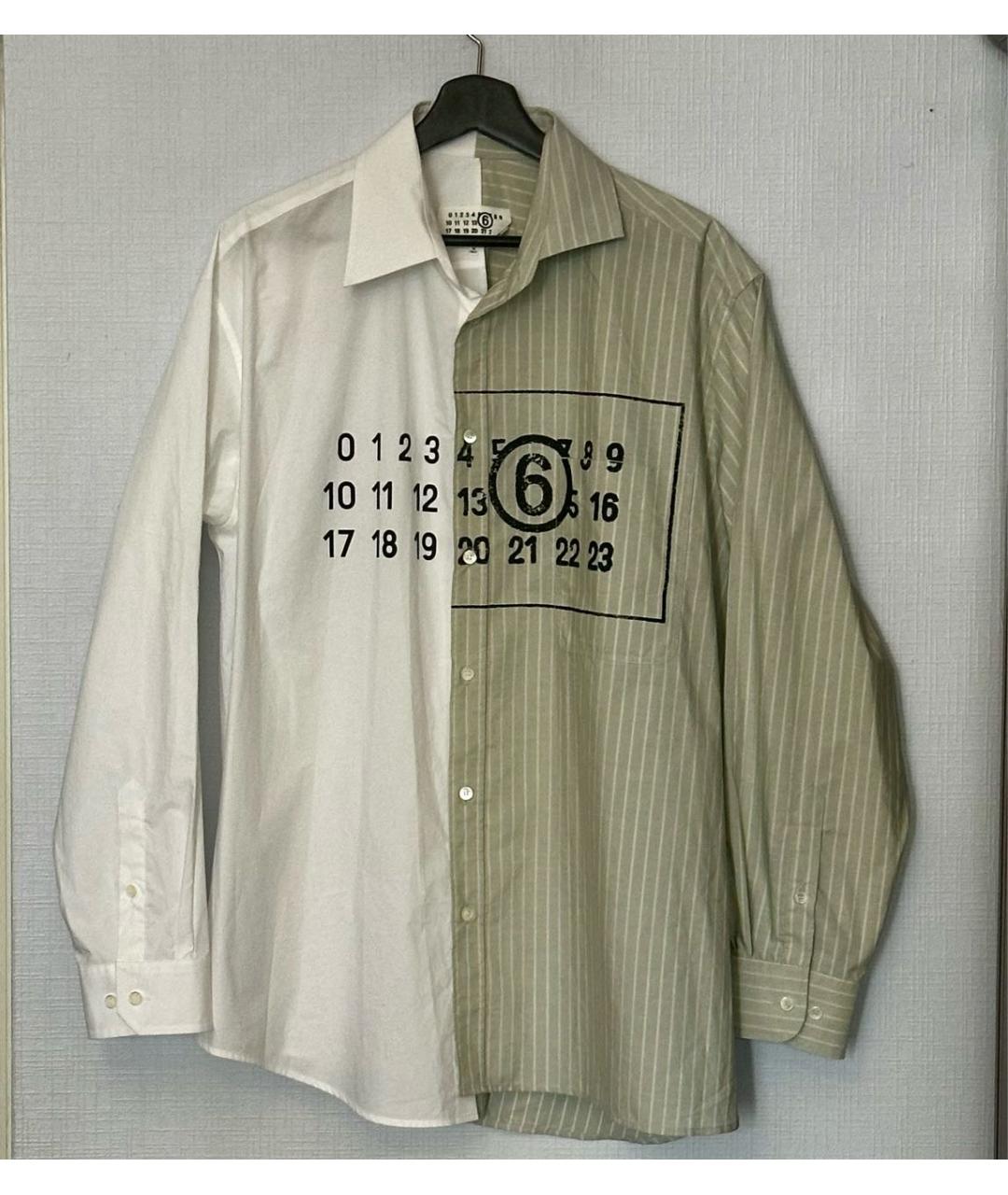 MM6 MAISON MARGIELA Хлопковая кэжуал рубашка, фото 9