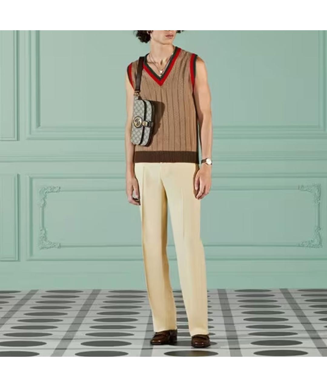 GUCCI Бежевая жилетка, фото 2