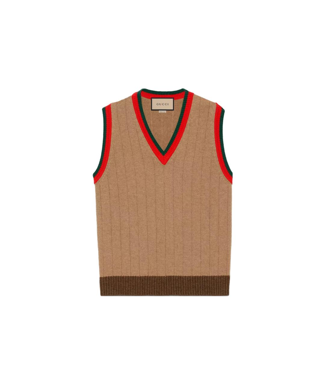 GUCCI Бежевая жилетка, фото 5