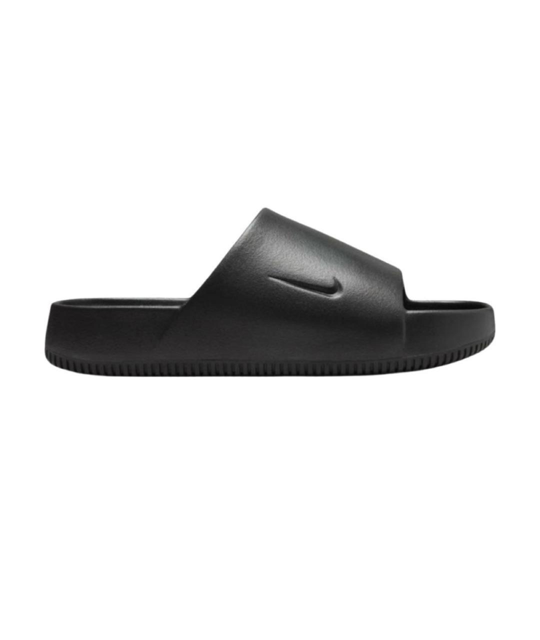 NIKE Черные резиновые шлепанцы, фото 9
