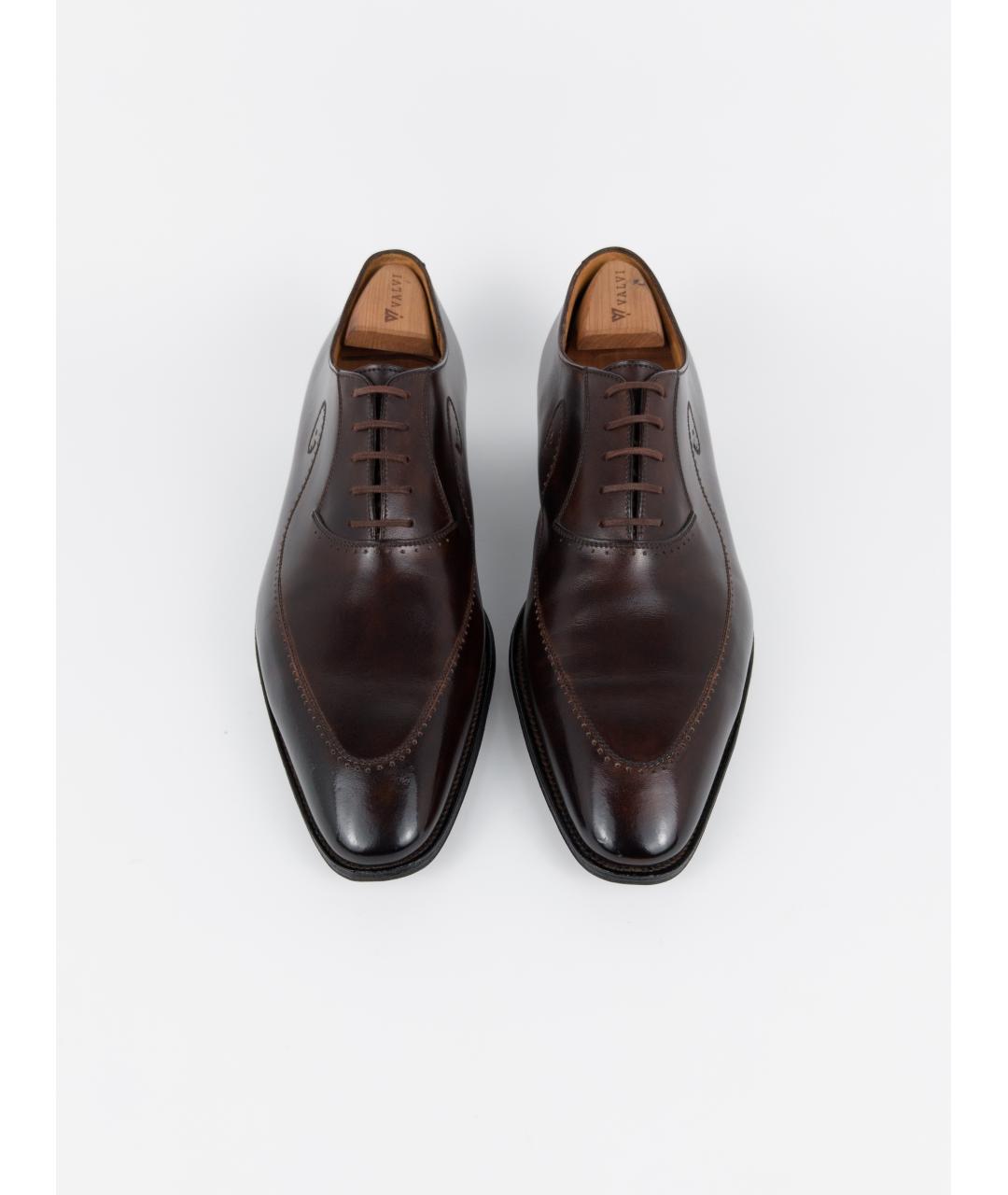 JOHN LOBB Коричневые кожаные туфли, фото 5