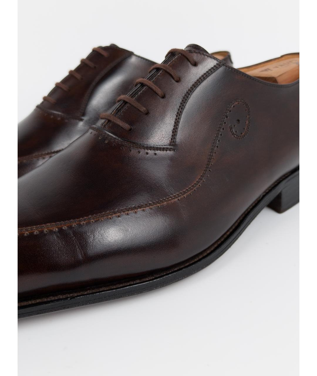 JOHN LOBB Коричневые кожаные туфли, фото 9