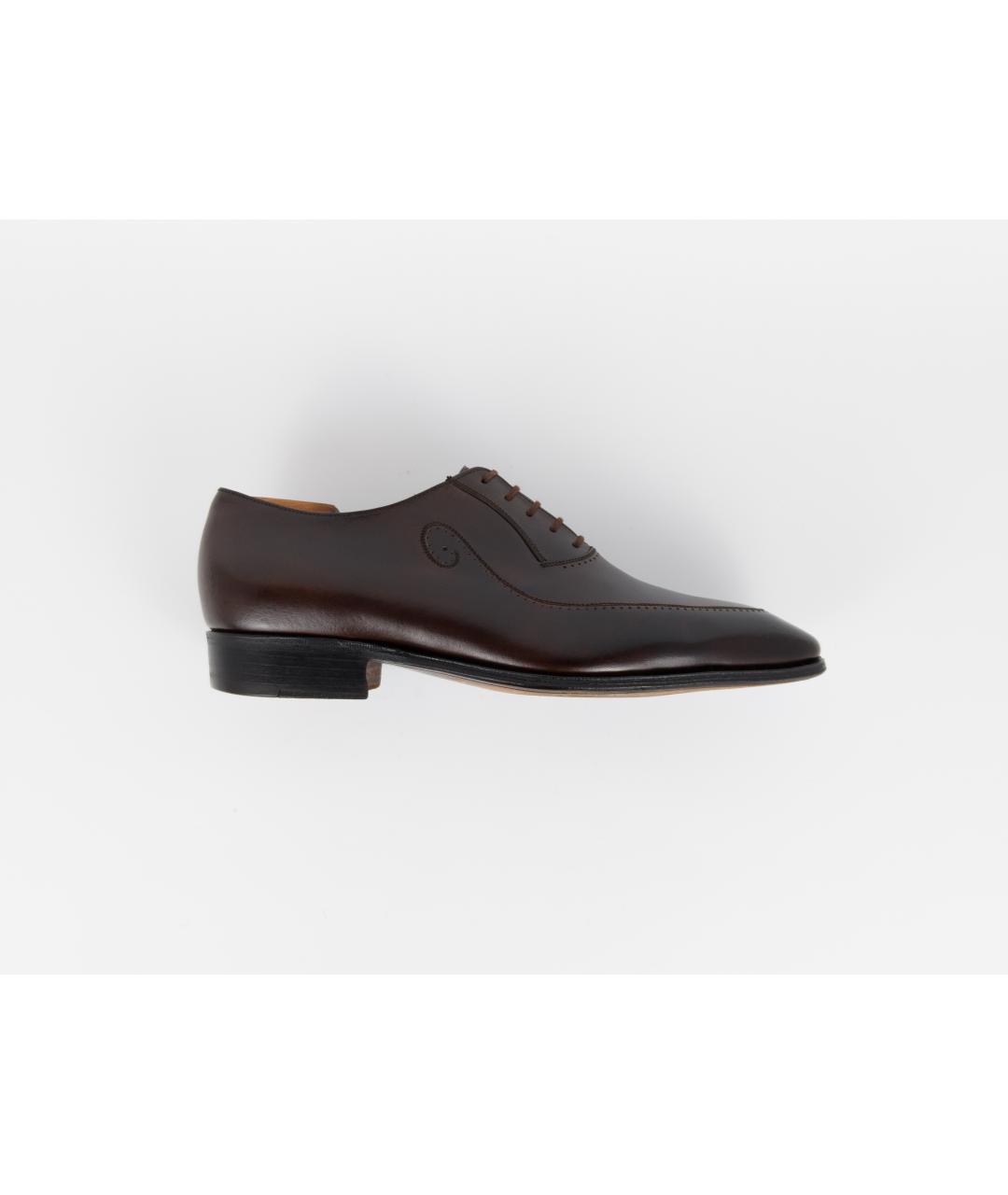 JOHN LOBB Коричневые кожаные туфли, фото 10