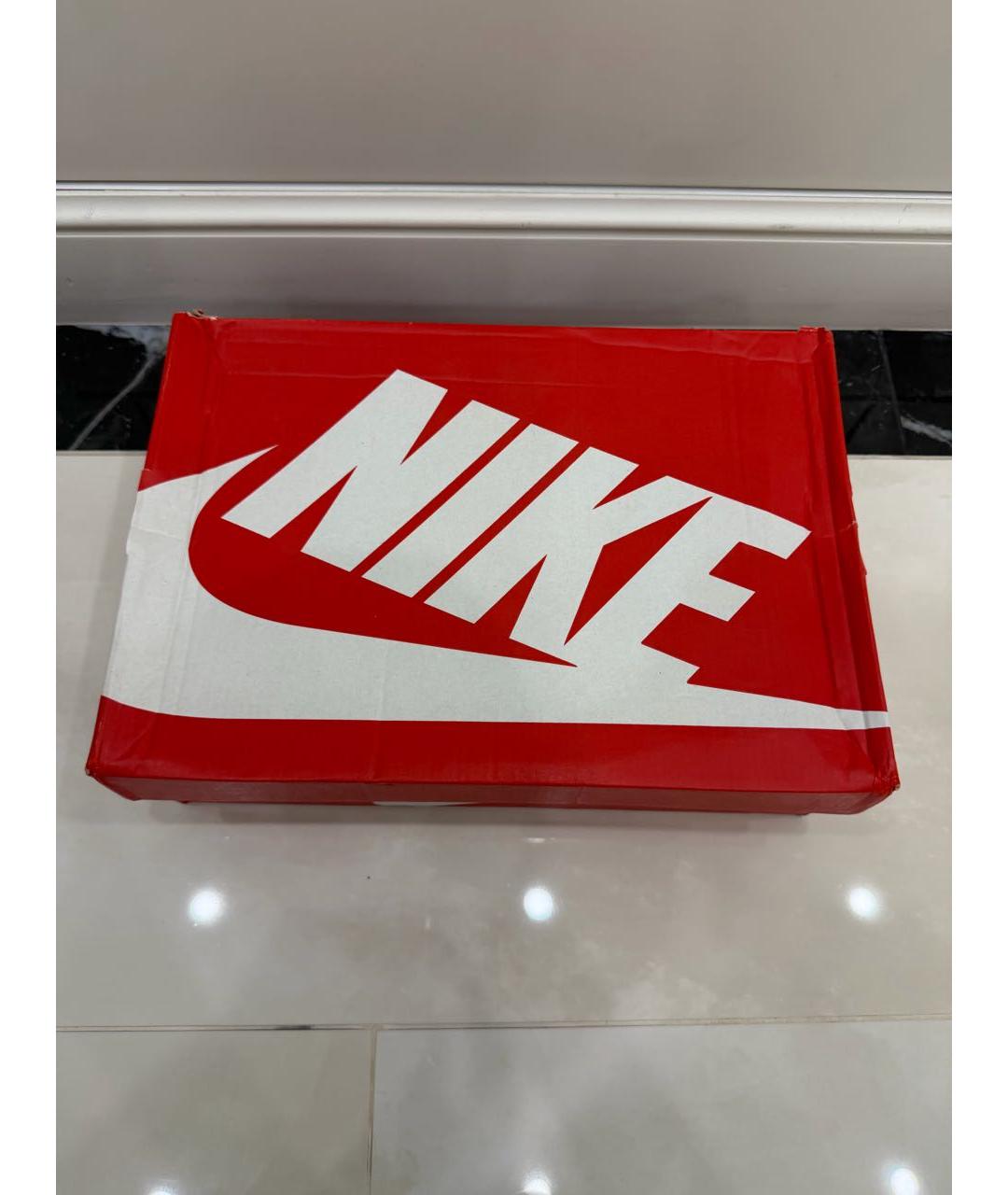 NIKE Фиолетовые кожаные низкие кроссовки / кеды, фото 8