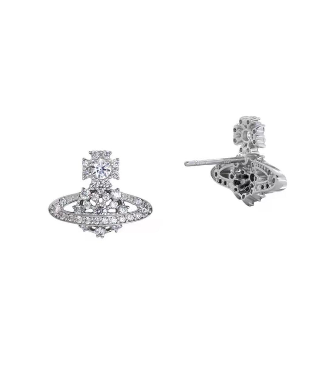 VIVIENNE WESTWOOD Серебряные латунные серьги, фото 2