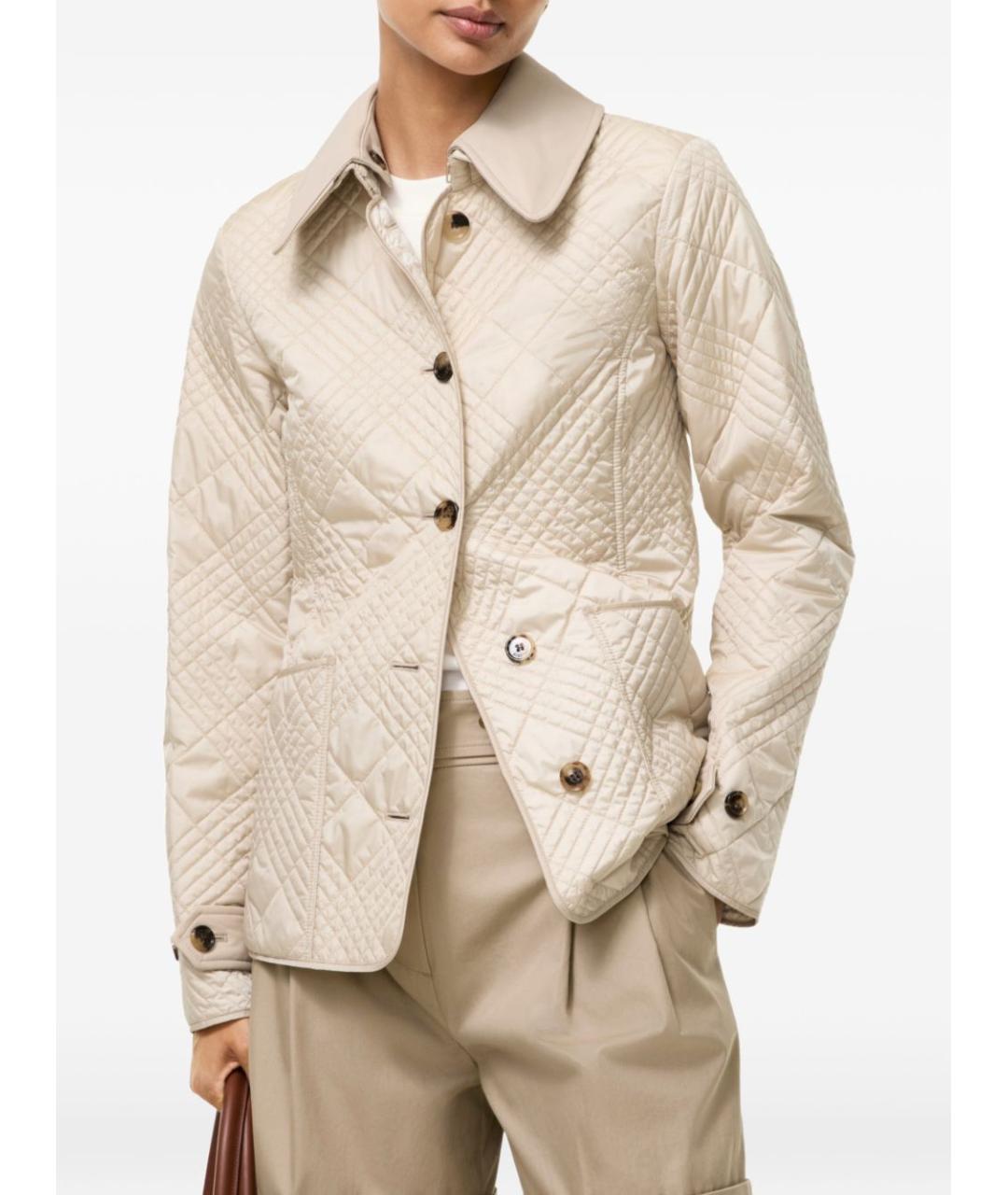 BURBERRY Бежевая куртка, фото 4