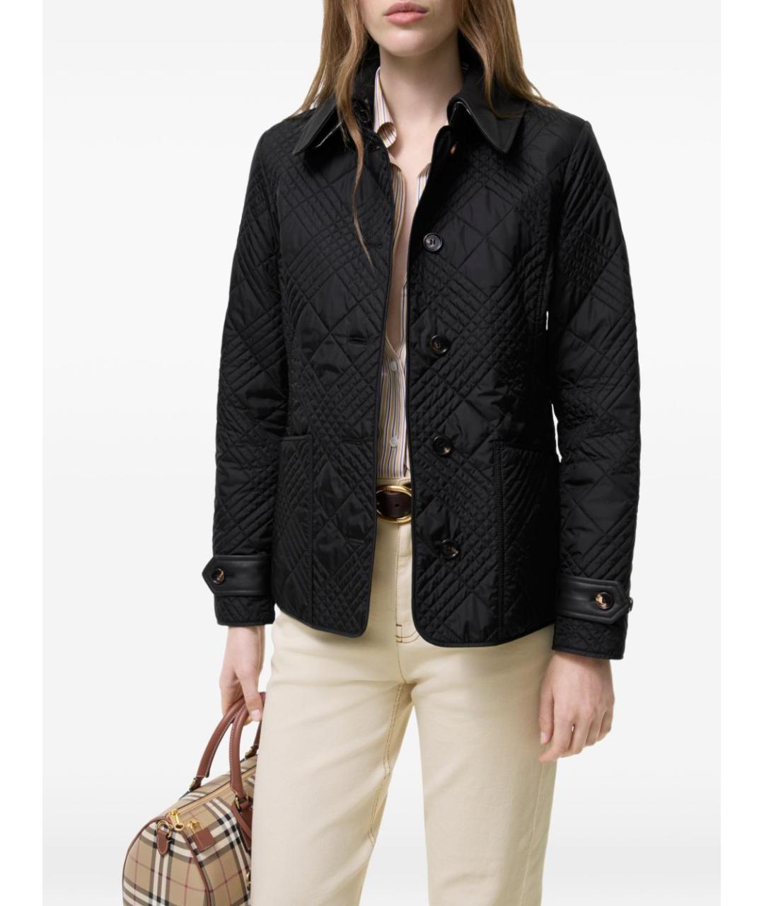 BURBERRY Черная куртка, фото 3