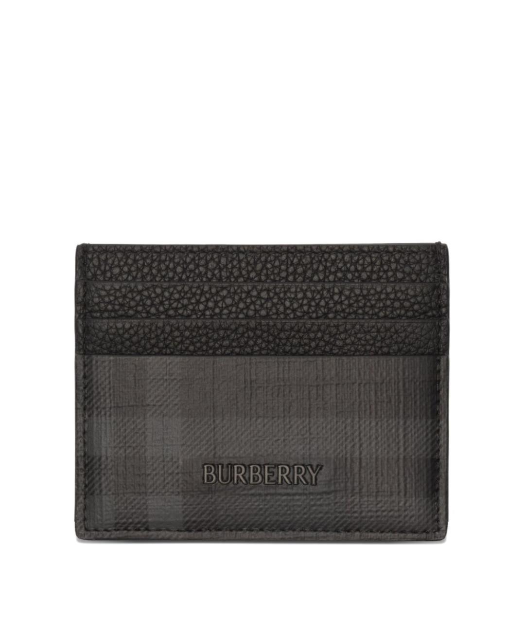 BURBERRY Антрацитовый кардхолдер, фото 1