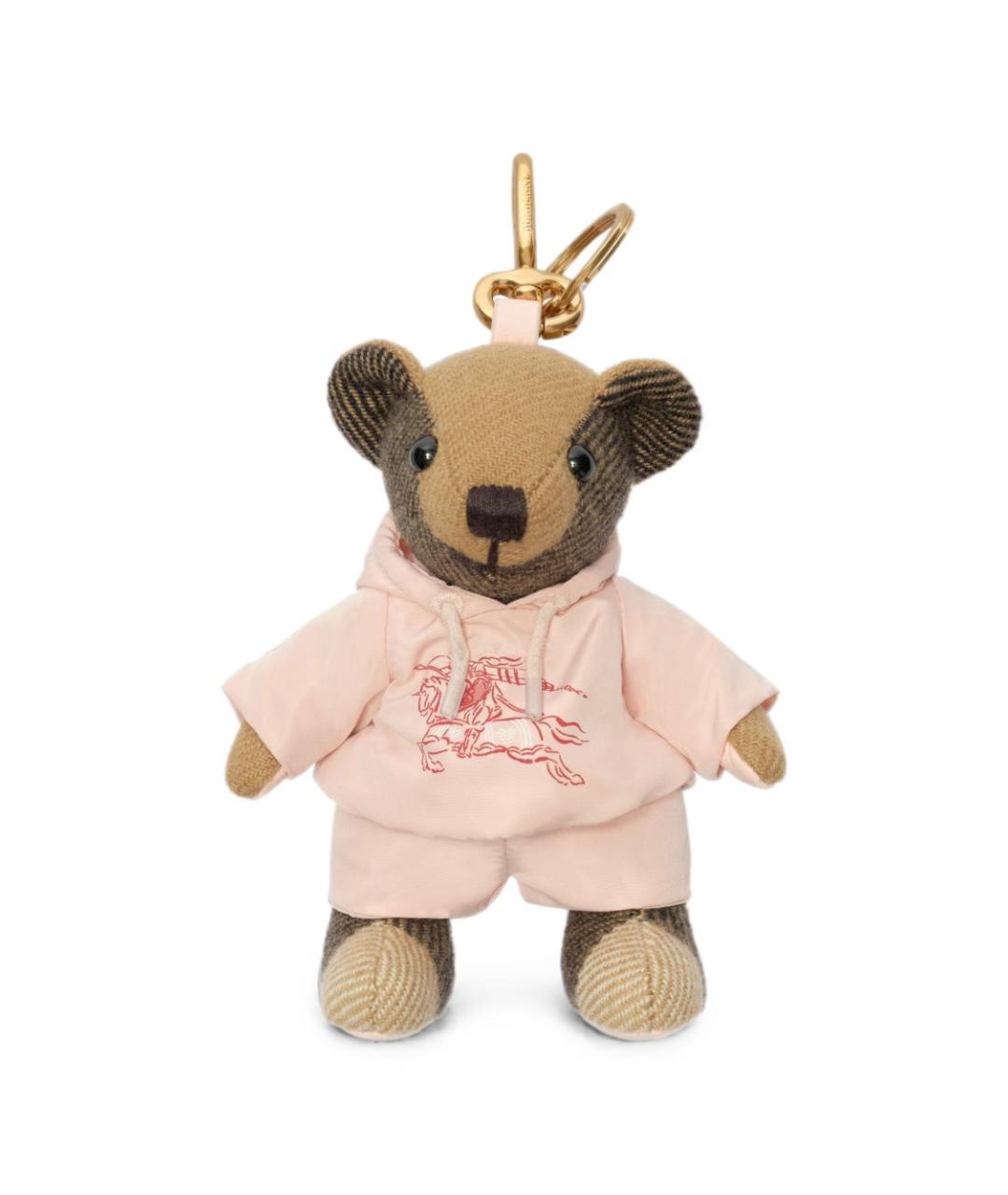 BURBERRY Розовый брелок, фото 3