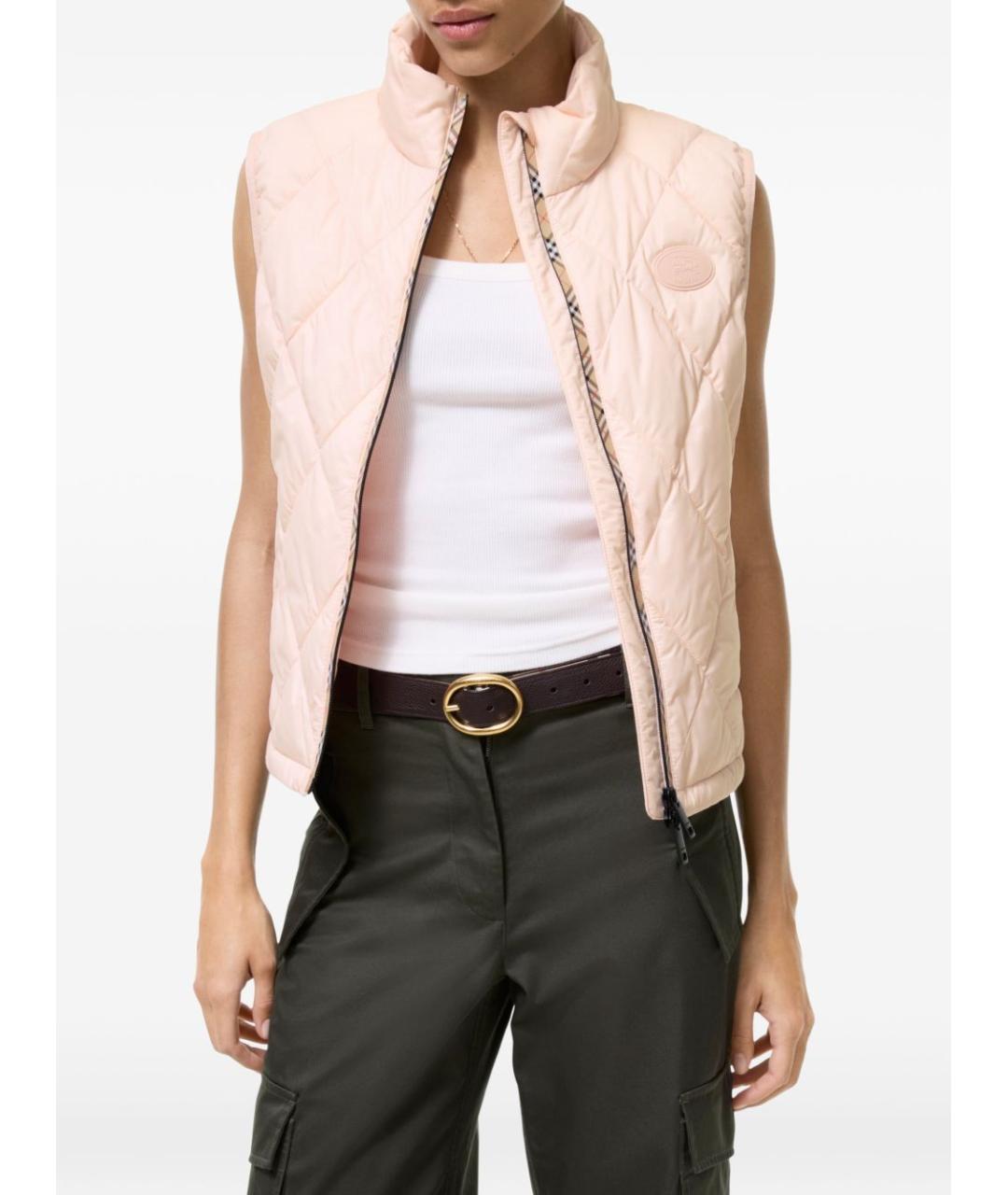BURBERRY Розовый жилет, фото 2