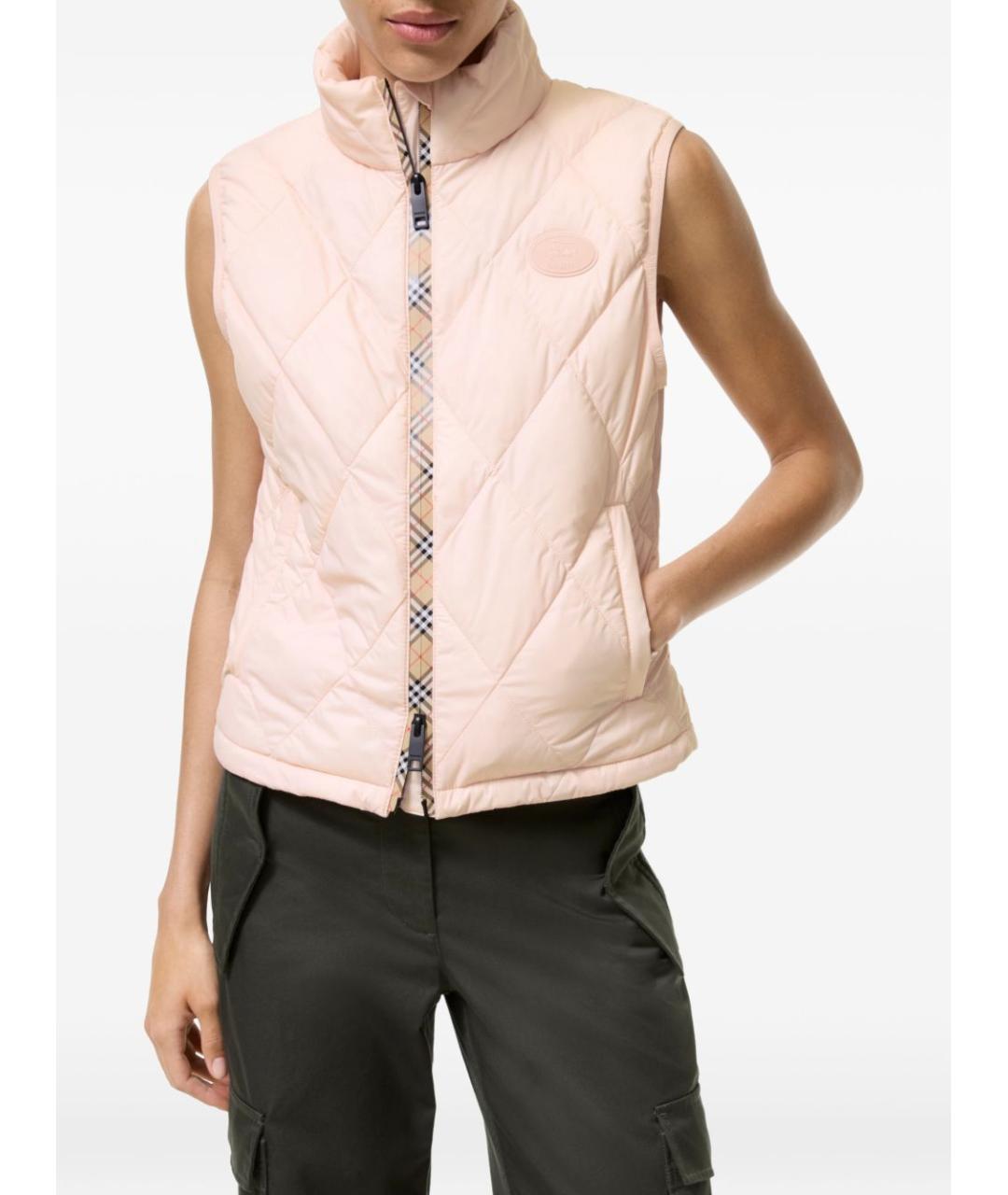 BURBERRY Розовый жилет, фото 3