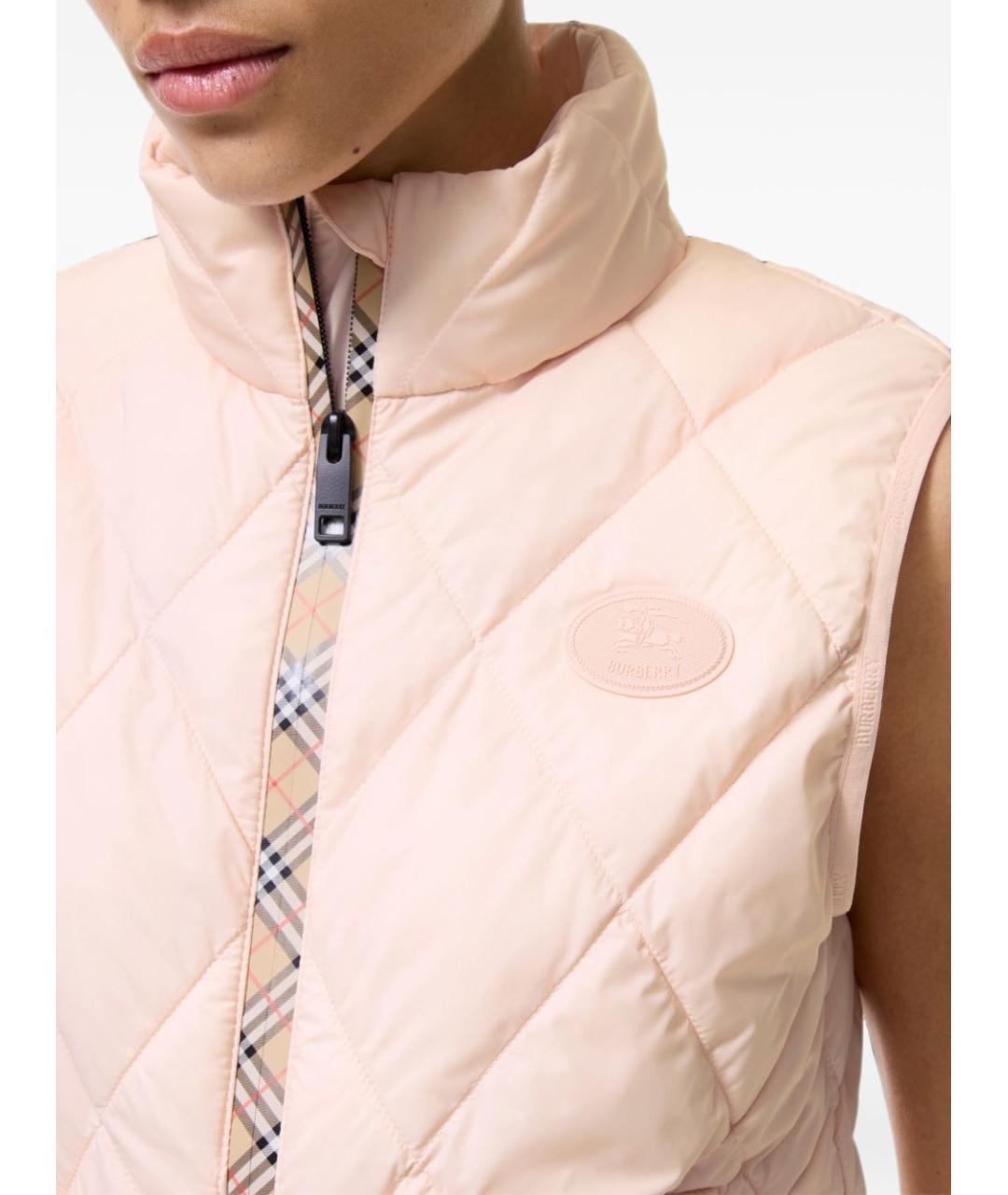 BURBERRY Розовый жилет, фото 4