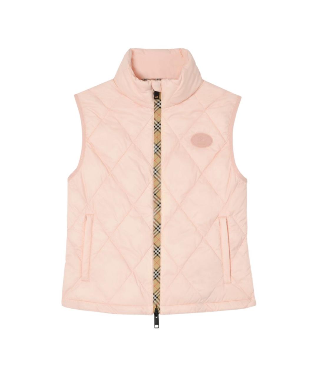 BURBERRY Розовый жилет, фото 1