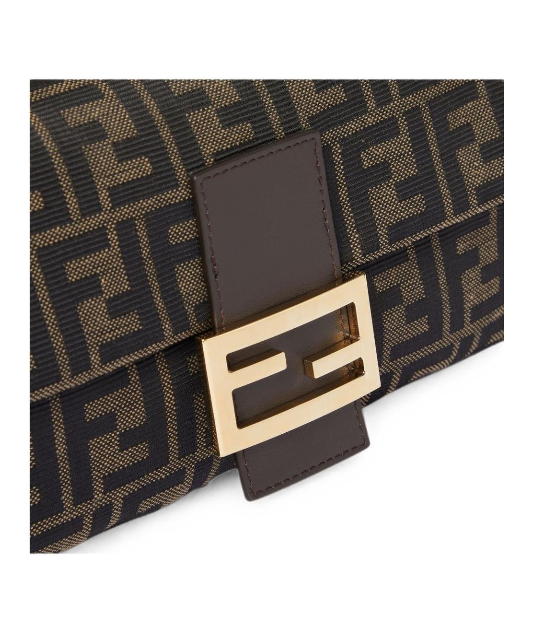 FENDI Коричневая сумка через плечо, фото 2