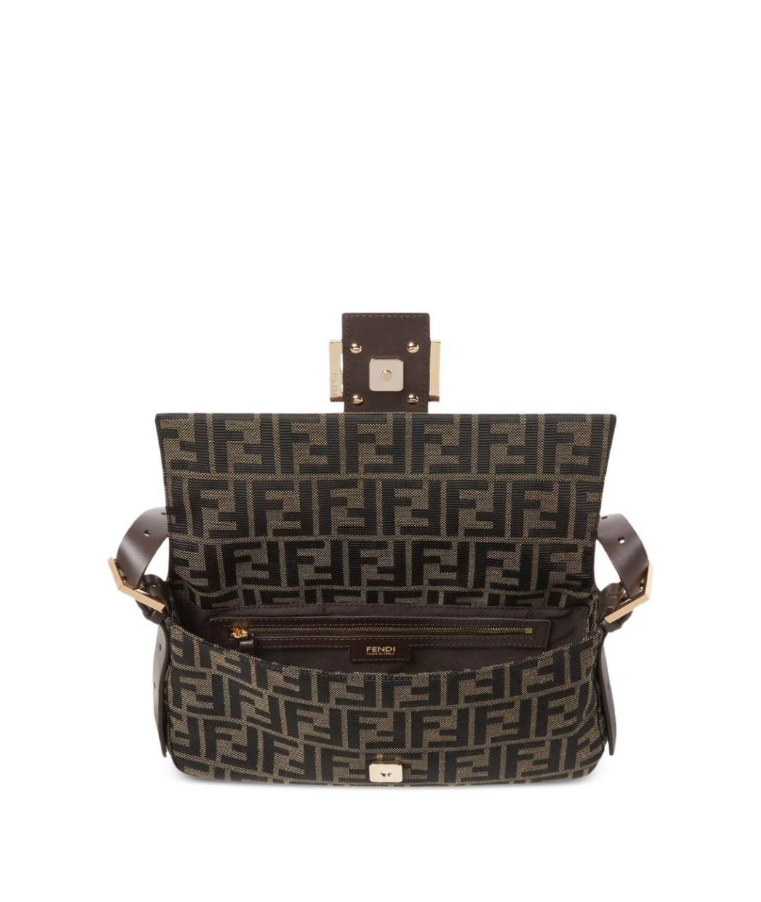 FENDI Коричневая сумка через плечо, фото 4