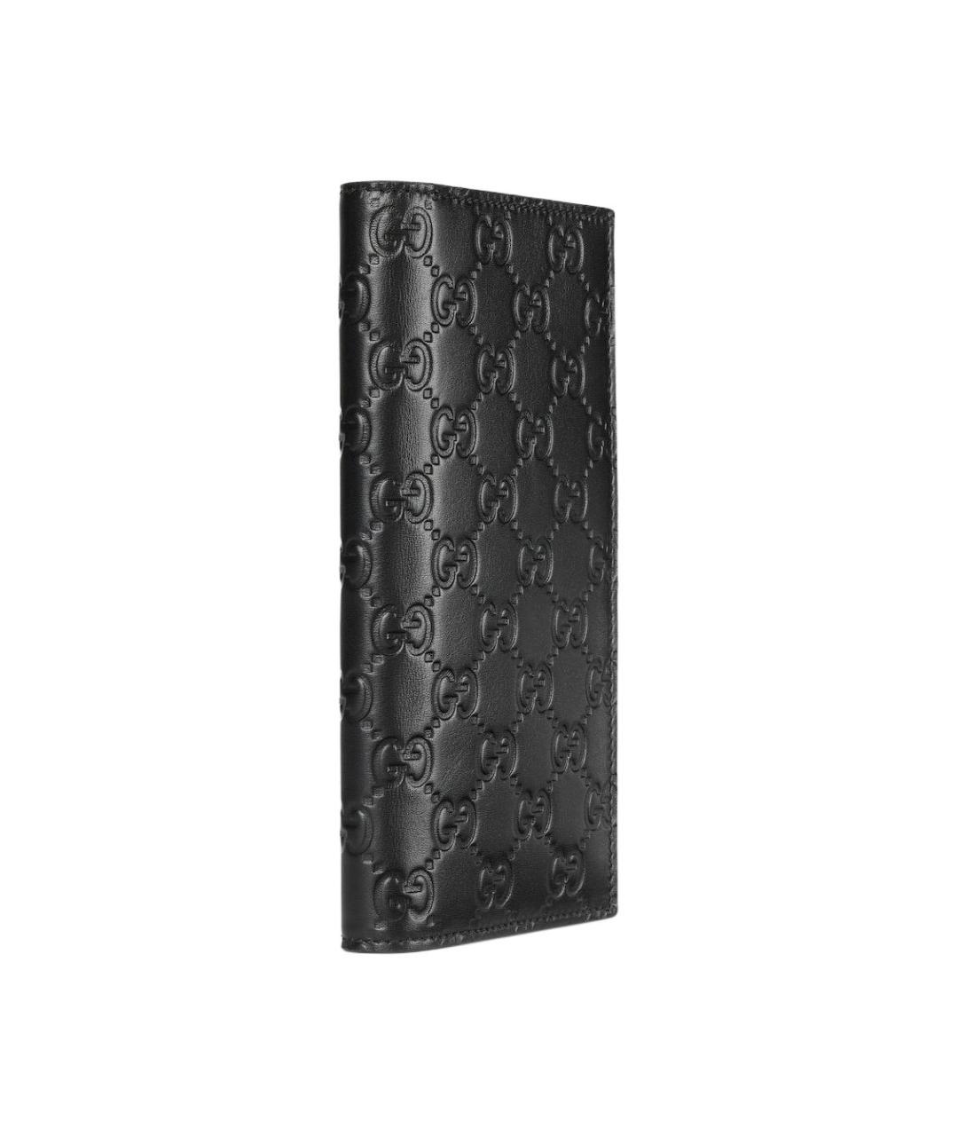 GUCCI Черный кожаный кошелек, фото 4