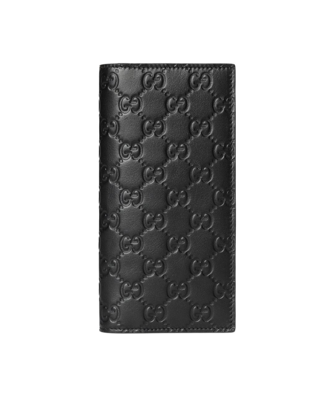 GUCCI Черный кожаный кошелек, фото 1