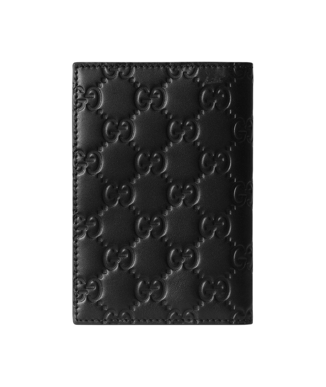 GUCCI Черный кожаный кардхолдер, фото 3