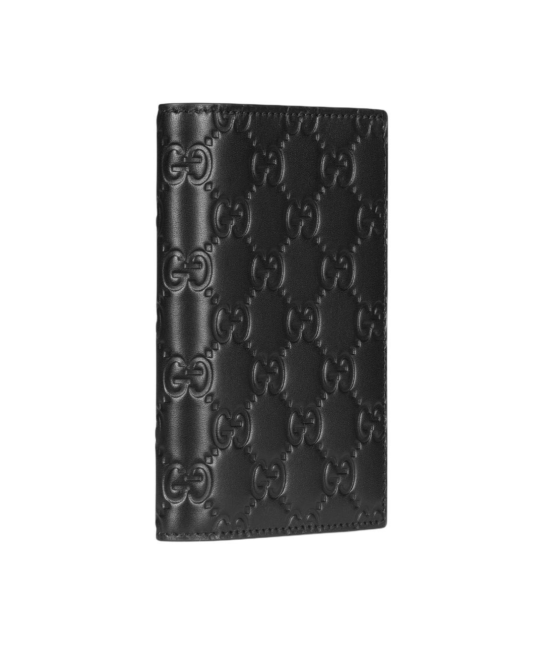 GUCCI Черный кожаный кардхолдер, фото 2