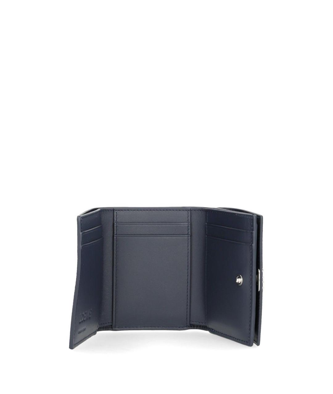 LOEWE Синий кожаный кошелек, фото 4