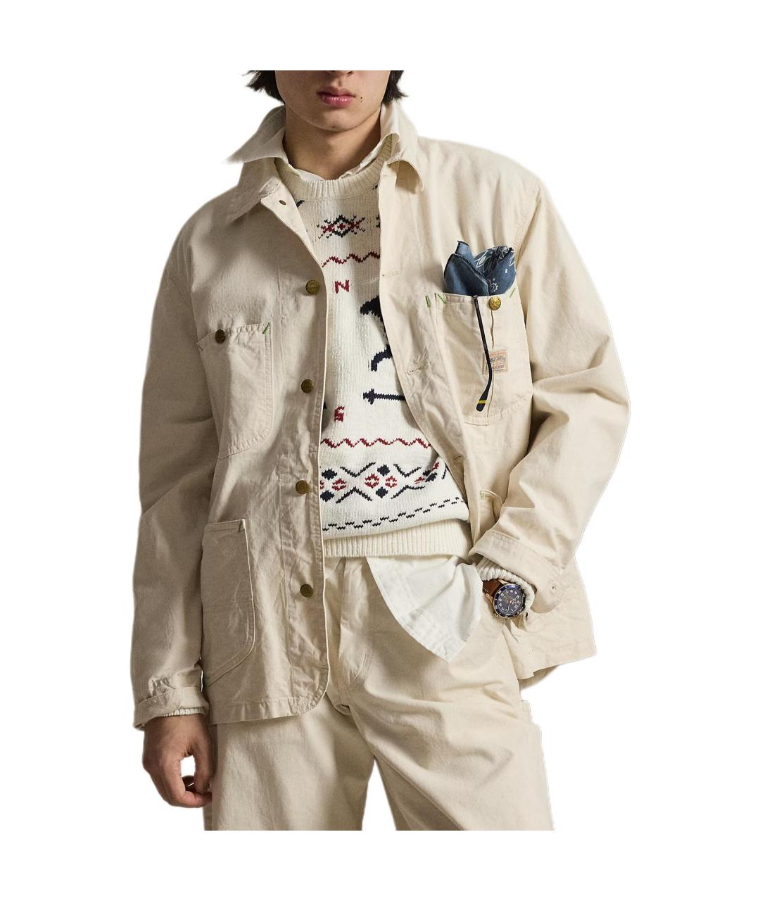 POLO RALPH LAUREN Бежевая куртка, фото 2