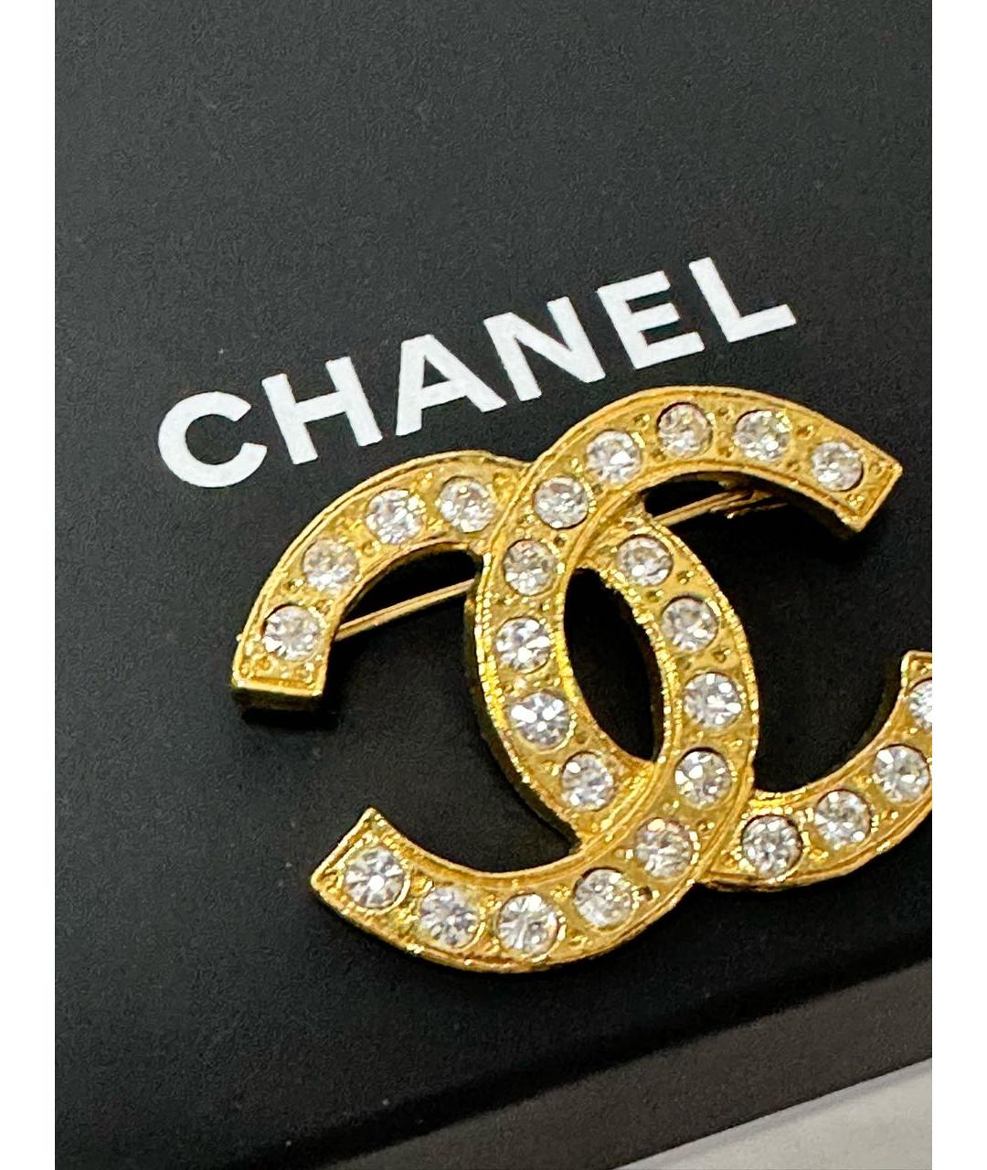 CHANEL Желтая булавка / брошь, фото 3