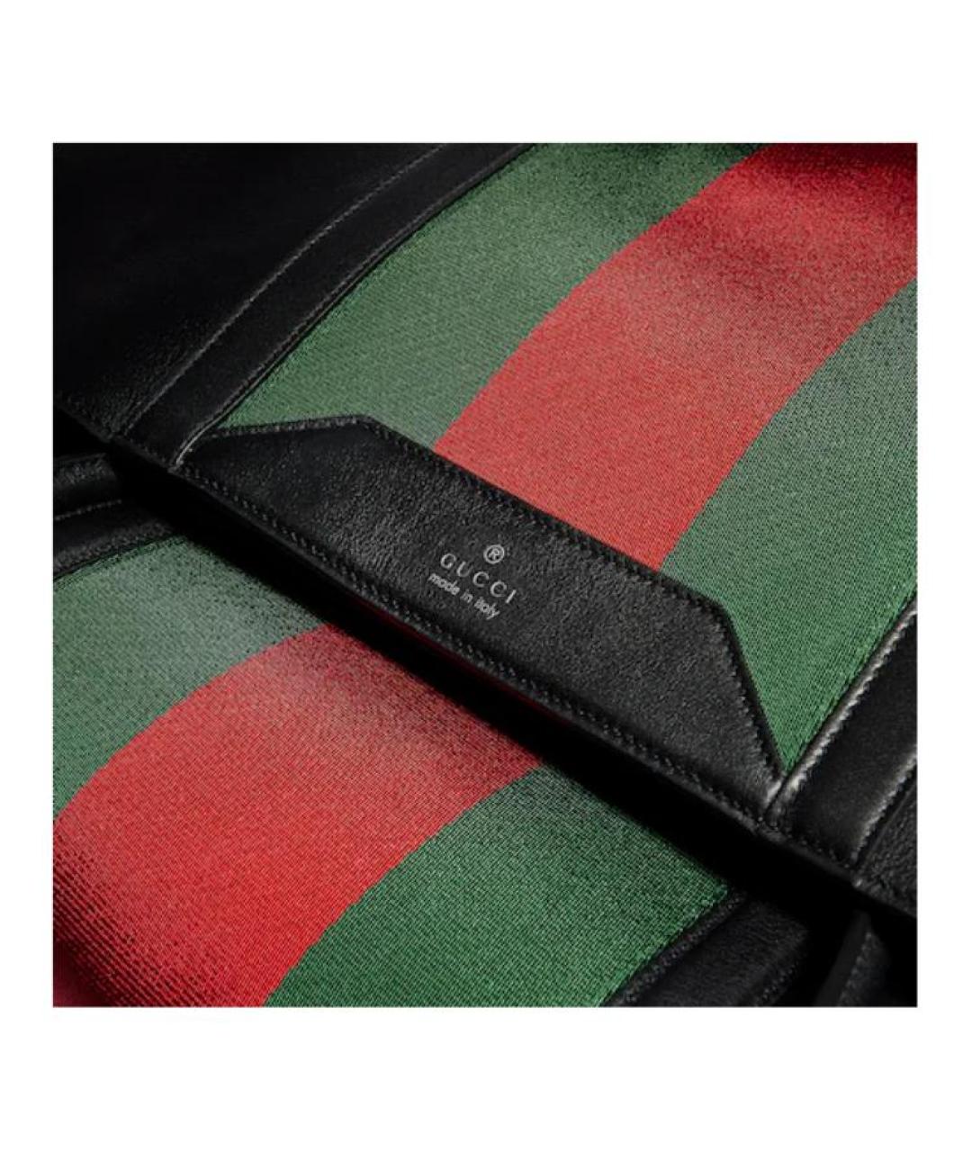 GUCCI Черная кожаная дорожная/спортивная сумка, фото 4