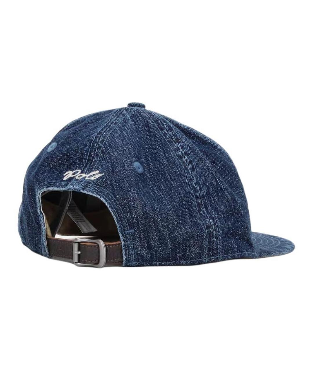 POLO RALPH LAUREN Синяя хлопковая кепка, фото 4