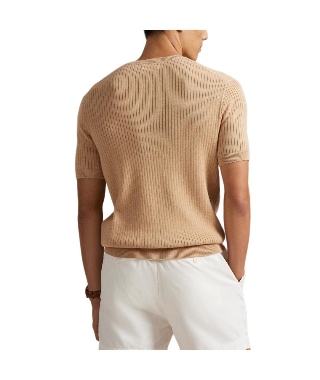 POLO RALPH LAUREN Бежевый джемпер / свитер, фото 4