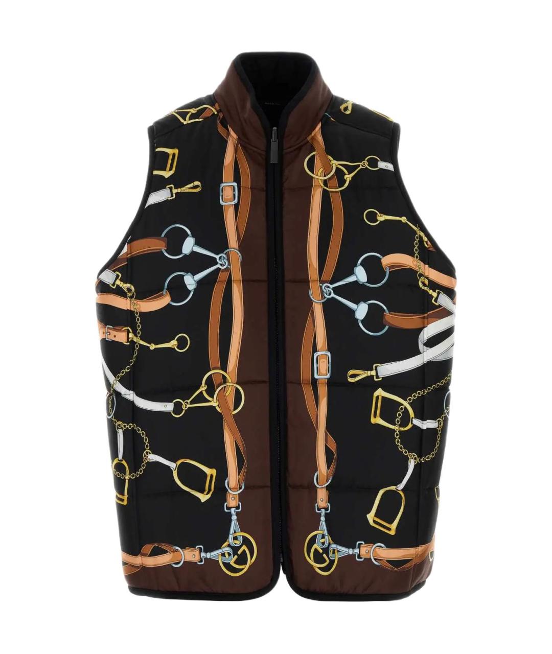 GUCCI Черный жилет, фото 1