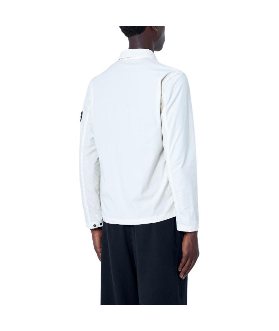 STONE ISLAND Белая классическая рубашка, фото 2