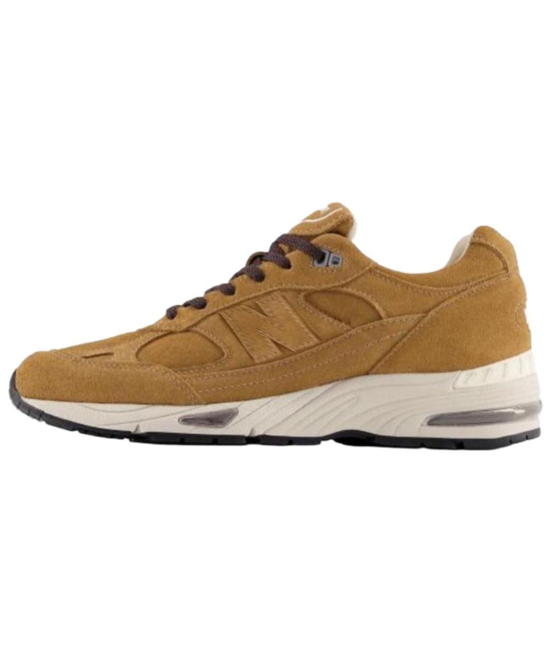 NEW BALANCE Горчичные низкие кроссовки / кеды, фото 2