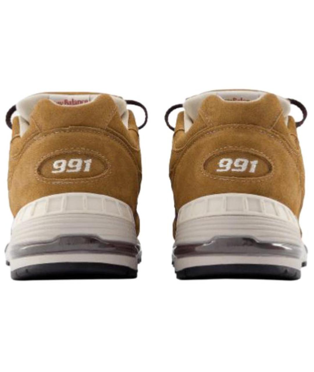 NEW BALANCE Горчичные низкие кроссовки / кеды, фото 4