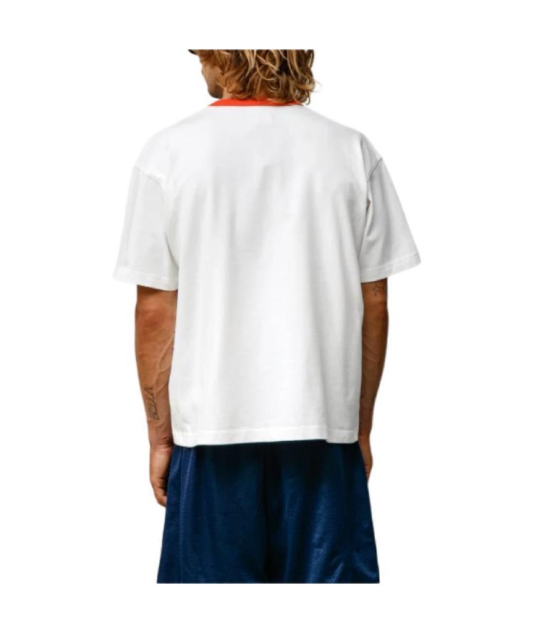 STUSSY Белая футболка, фото 4