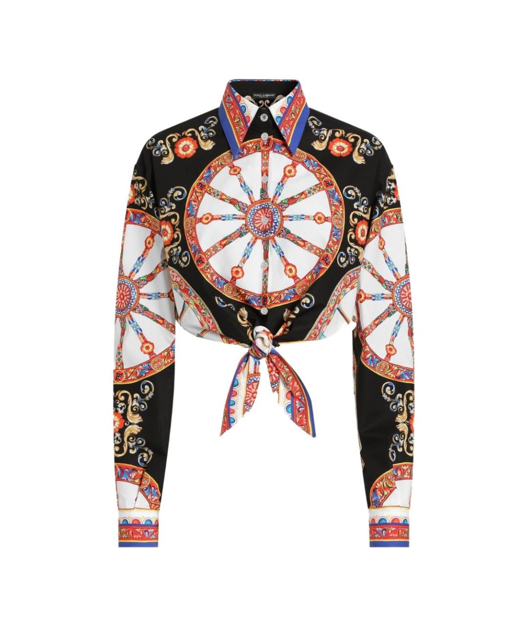 DOLCE&GABBANA Мульти хлопковая рубашка, фото 1