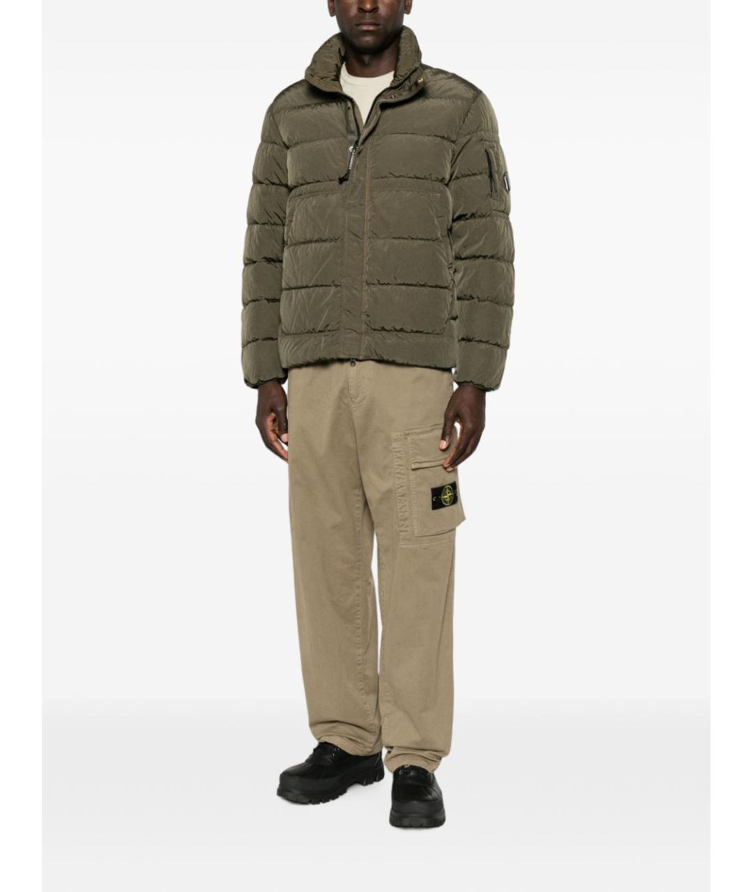 CP COMPANY Хаки полиамидовый пуховик, фото 5