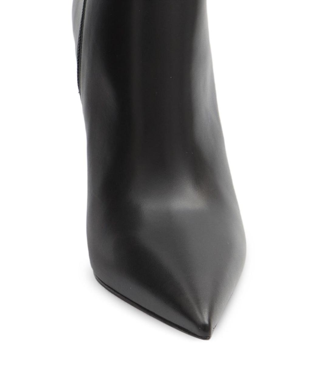 CHRISTIAN LOUBOUTIN Черные кожаные ботильоны, фото 3