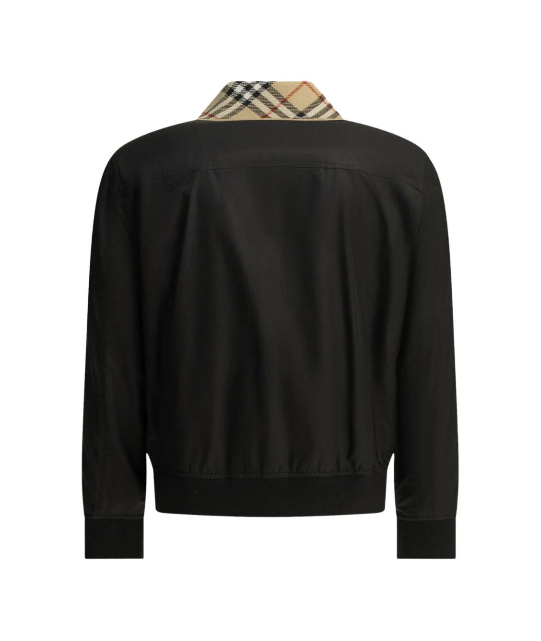 BURBERRY Черный хлопковый джемпер / свитер, фото 3