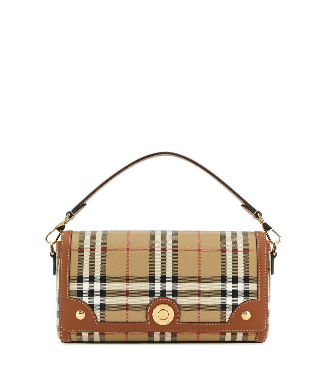 BURBERRY Бежевая канва сумка через плечо, фото 1